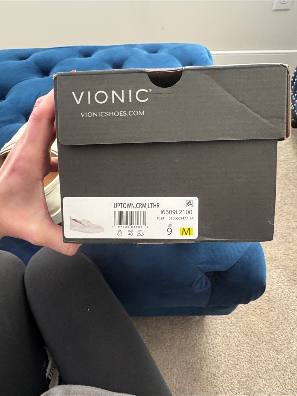 Vionic Cream Leather Penny Loafers - Picture 3 of 3